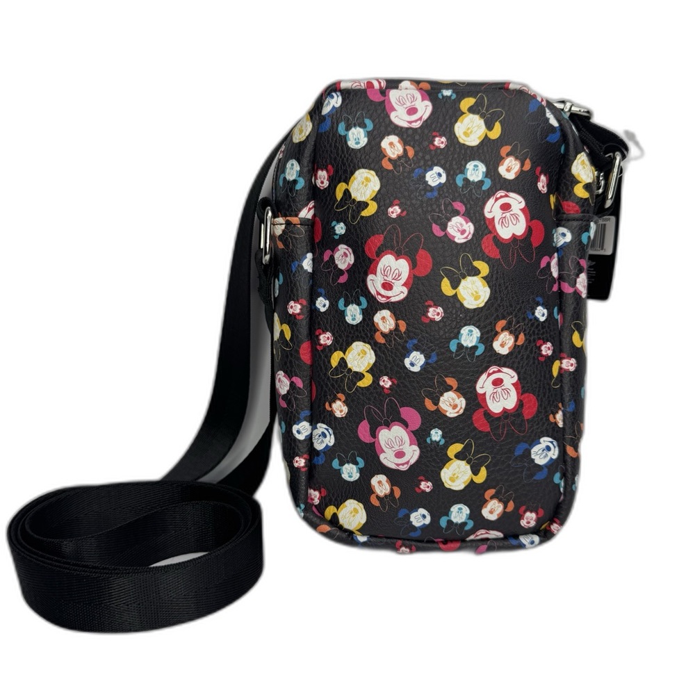 Disney Multicolor Minnie Mouse‎ Buckle Down Shoulder Bag